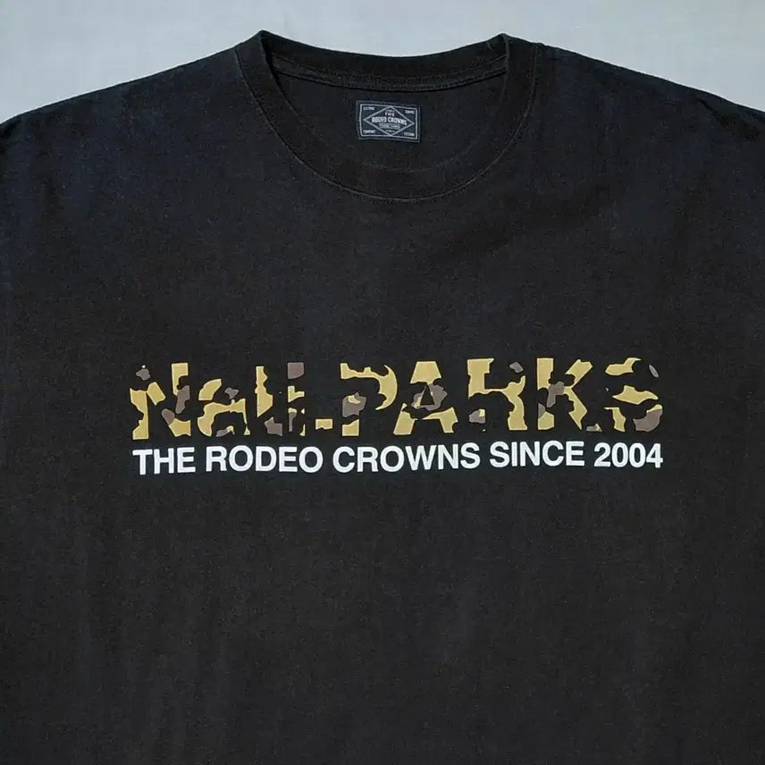 [BUNJANG] Rodeo Crowns Leopard Back Panel Sweatshirt / [L] 로데오 크라운즈(Rodeo Crowns) 백패널 레오파드 맨투맨