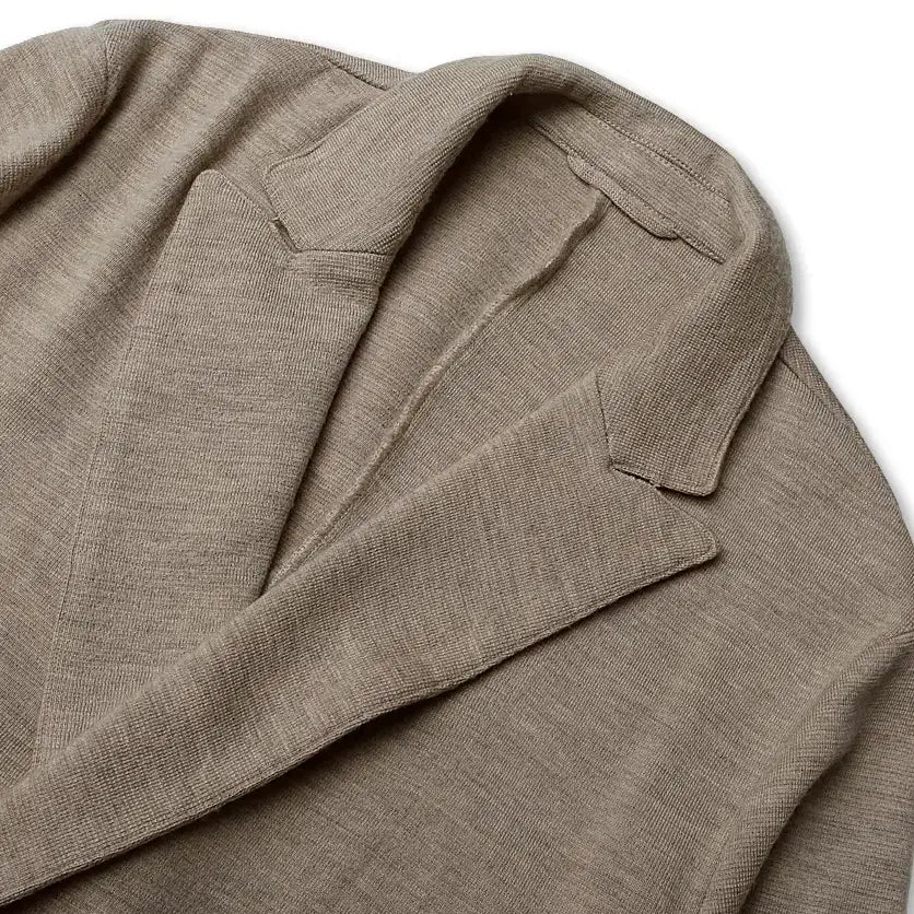[BUNJANG] Etonne Natural Knit Double Cardigan Jacket / 에토네 [Etonne] 네츄럴 니트 더블 가디건 자켓 캐주얼 자켓 베이지