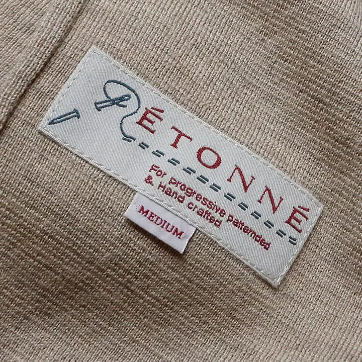 [BUNJANG] Etonne Natural Knit Double Cardigan Jacket / 에토네 [Etonne] 네츄럴 니트 더블 가디건 자켓 캐주얼 자켓 베이지