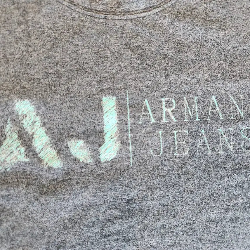 [BUNJANG] Armani Jeans Blue Long-Sleeve T-Shirt / 아르마니진스 블루 긴팔 티셔츠