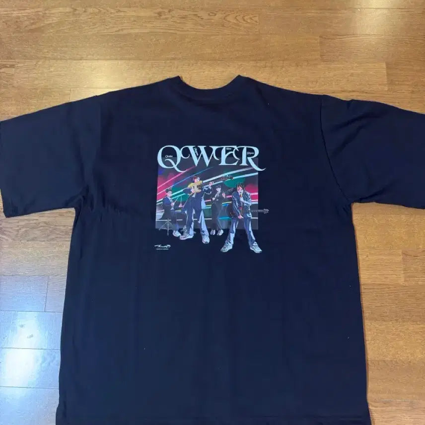 [SOLD OUT] QWER CU 와인 한정판 티셔츠