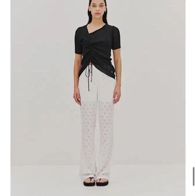 [BUNJANG] Audier Lace Bootcut Banding Pants / 새상품)오디에르 레이스 부츠컷 밴딩팬츠 Free