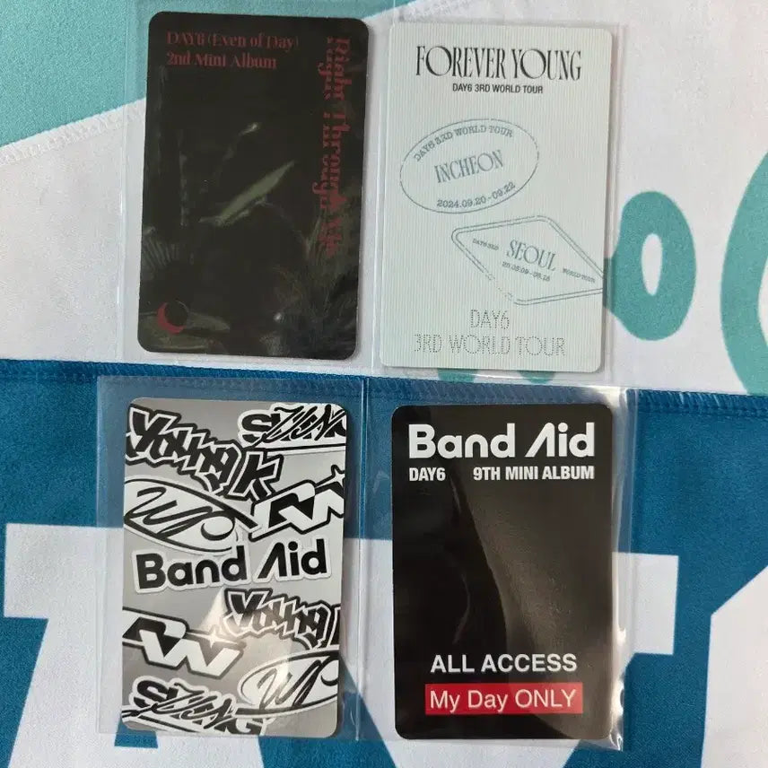 [SOLD OUT] 데이식스 도운 영케이 밴드에이드 뚫지 블루레이 포카 일괄 양도