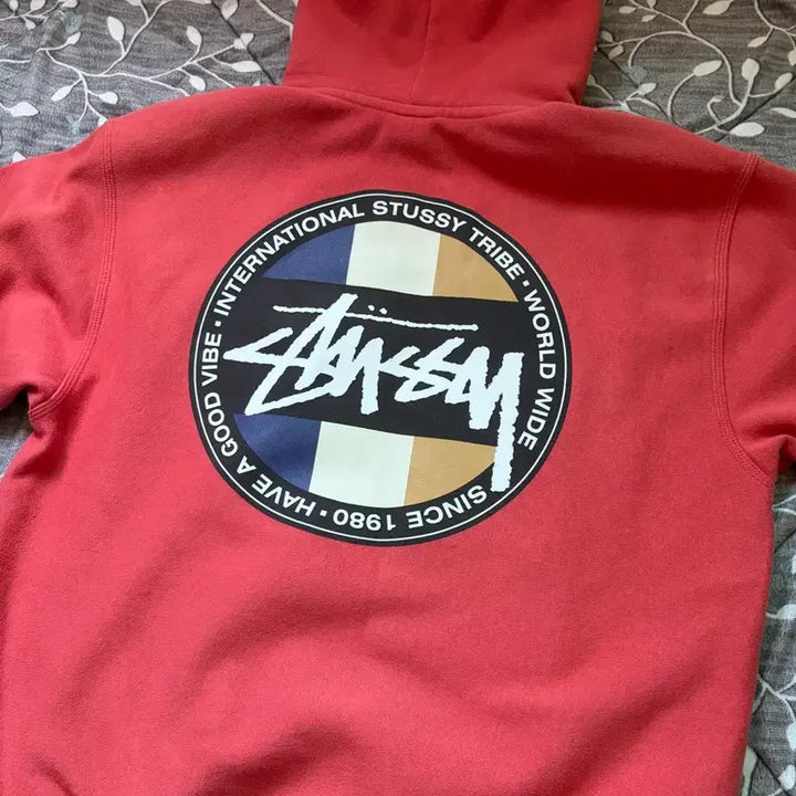 [BUNJANG] Stussy Classic Dot Hoodie Pepper / 스투시 클래식 닷 후드 페퍼