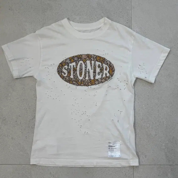 [BUNJANG] Satisfy Mosteck Stoner Short Sleeve T-shirt (XS) / (XS) 새티스파이 모스테크 스토너 반팔 티셔츠