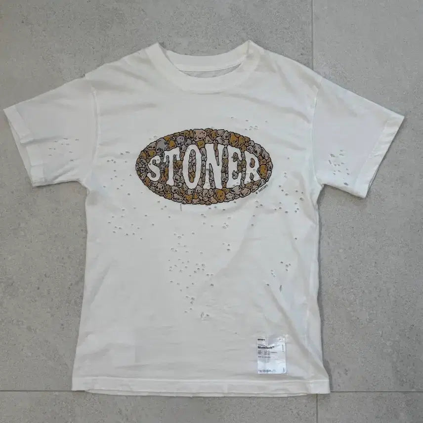 [BUNJANG] Satisfy Mosteck Stoner Short Sleeve T-shirt (XS) / (XS) 새티스파이 모스테크 스토너 반팔 티셔츠