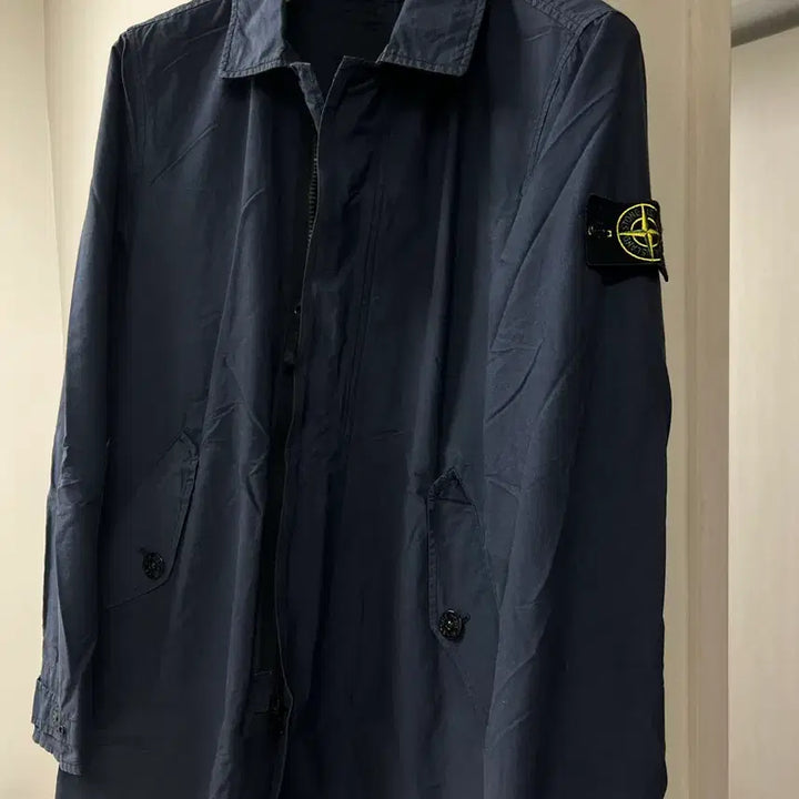 [BUNJANG] Stone Island Nylon Coat Dark Navy M (100-105) / 스톤아일랜드 나일론 코트 100-105