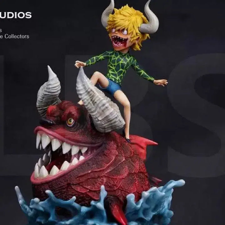 [BUNJANG] One Piece Dellinger LBS Resin Figure / [원피스] 도플라밍고 패밀리 간부 델린저 lbs 레진 피규어