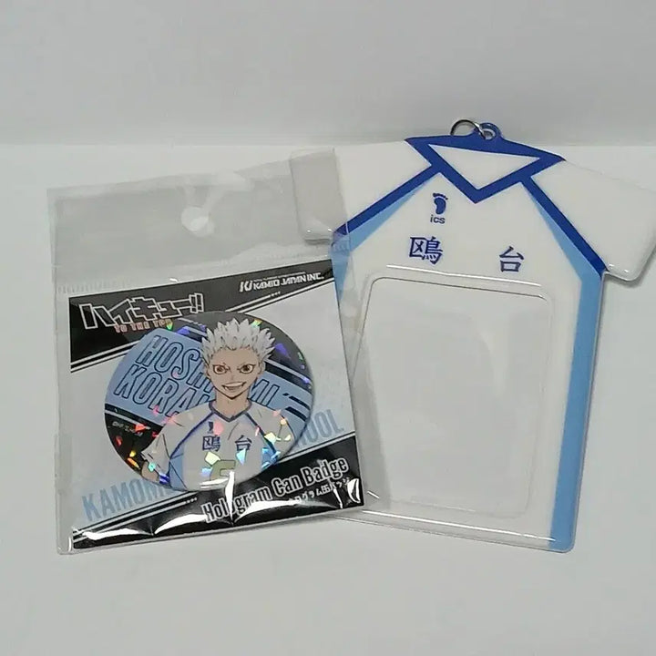 [BUNJANG] Haikyuu Hinata Kageyama Hoshiumi Bundle Set Badge &amp; Photocard Holder / [하이큐] 히나타 카게야마 호시우미 뱃지 포토카드 홀더 일괄