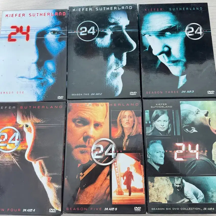 [BUNJANG] 24 Season 1-6 DVD Box Set / 미드 24 시즌 1~6 DVD 세트