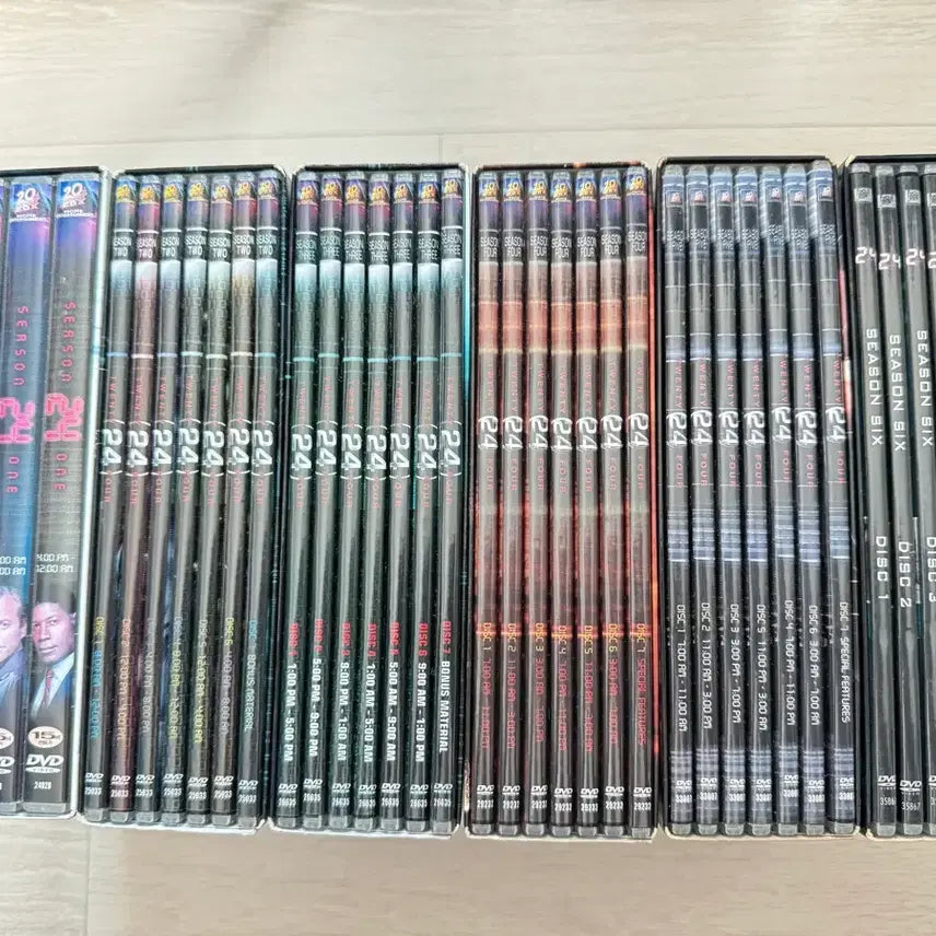 [BUNJANG] 24 Season 1-6 DVD Box Set / 미드 24 시즌 1~6 DVD 세트