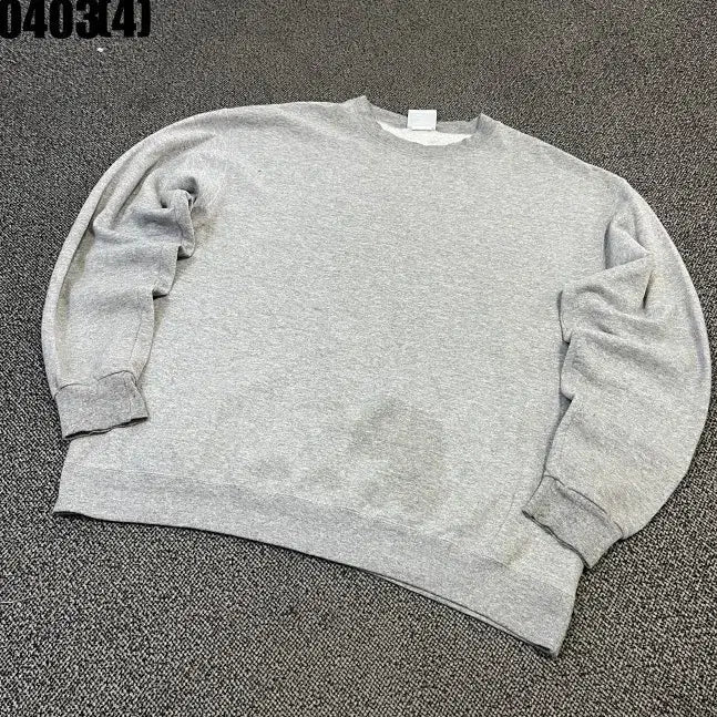 [BUNJANG] Champion Gray Crewneck Sweatshirt / XL 챔피온 회색 무지 맨투맨 티셔츠 0403(4)
