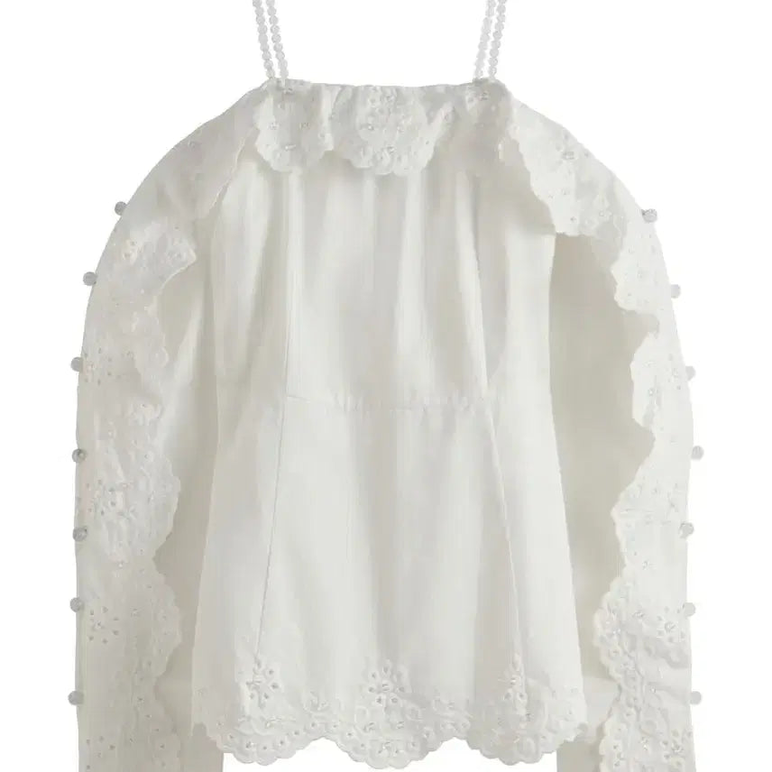 [SOLD OUT] 수잔팡X앤아더스토리즈 오프숄더 블라우스 - 36 Size