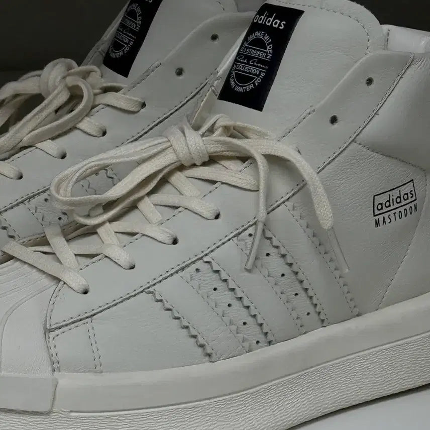 [BUNJANG] Rick Owens x Adidas Mastodon ProModel Smooth Milk Sneakers (275mm) / 새제품 275 / 릭오웬스 아디다스 마스토돈 프로모델 Rick Owens