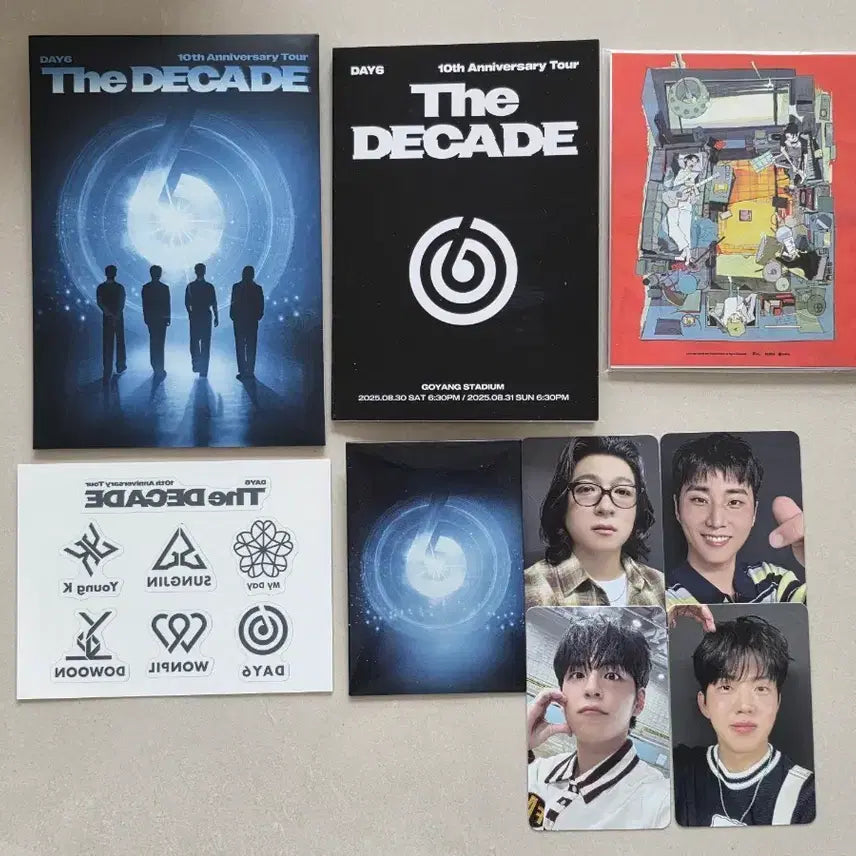 [BUNJANG] Day6 The dacade Concert Entry Kit Bundle Set / 데이식스 the dacade 콘서트 입장키트 포함 일괄