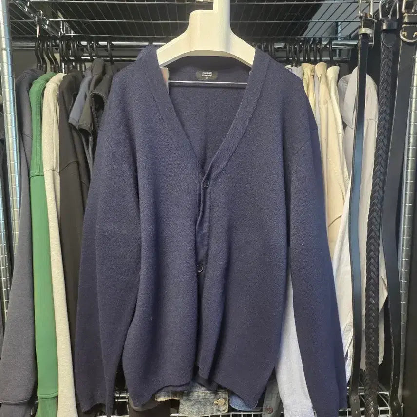 [SOLD OUT] 무신사스탠다드 가디건 네이비 XL