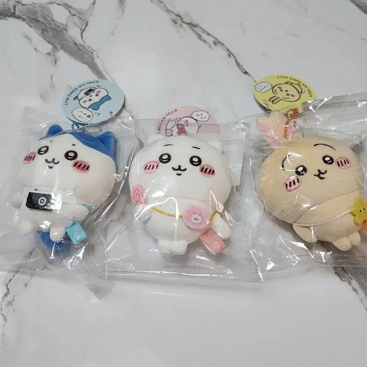 [SOLD OUT] 치이카와 나들이 즐거워 쁘띠 마스코트 3종세트(우사기,치이카와,하치와레)