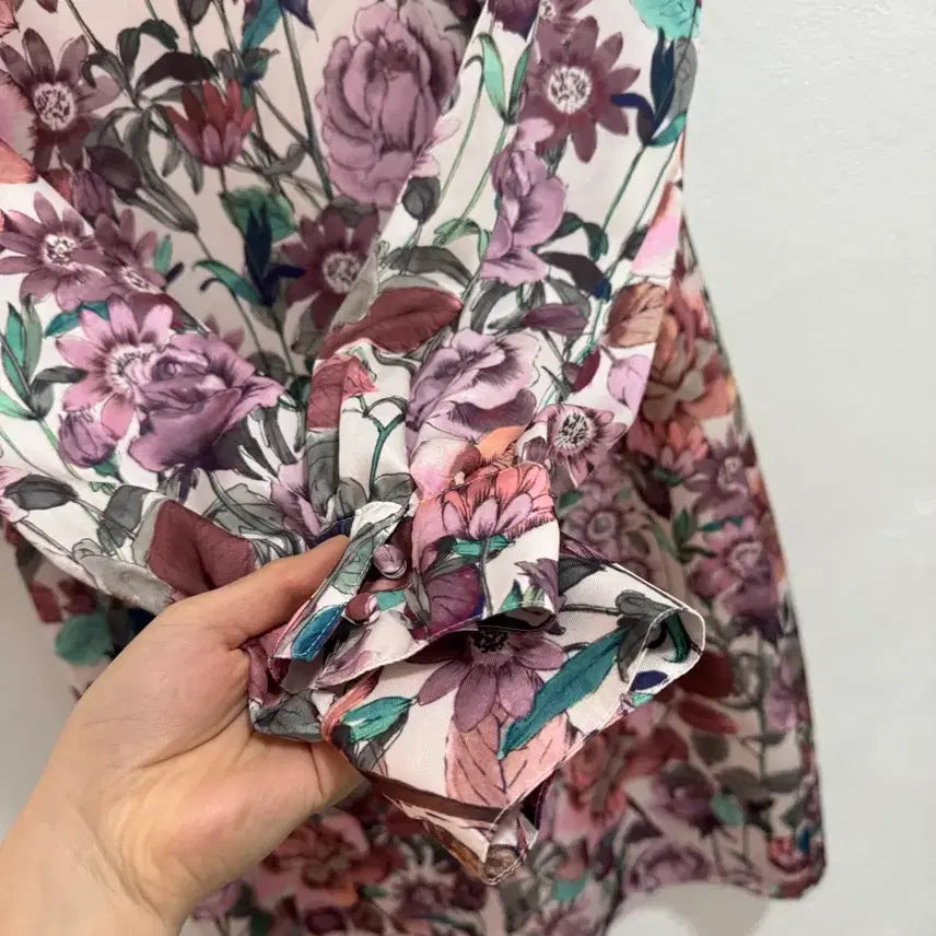 [BUNJANG] Brooks Brothers Floral Midi Dress / 브룩스브라더스 미사용 꽃무늬 플라워 원피스