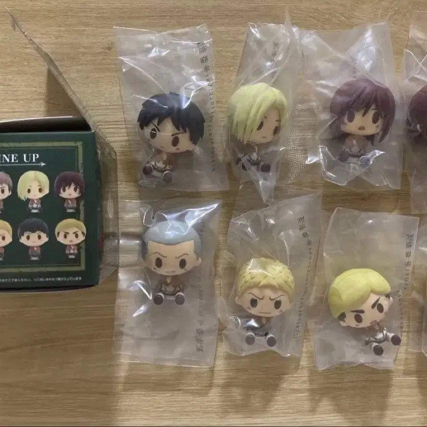 [BUNJANG] Attack on Titan Levi B Prize Figure Bundle Set / (미개봉)진격의거인 리바이B상 초코노코 하위상 일괄