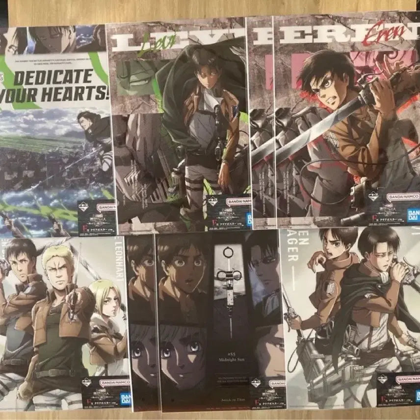 [BUNJANG] Attack on Titan Levi B Prize Figure Bundle Set / (미개봉)진격의거인 리바이B상 초코노코 하위상 일괄