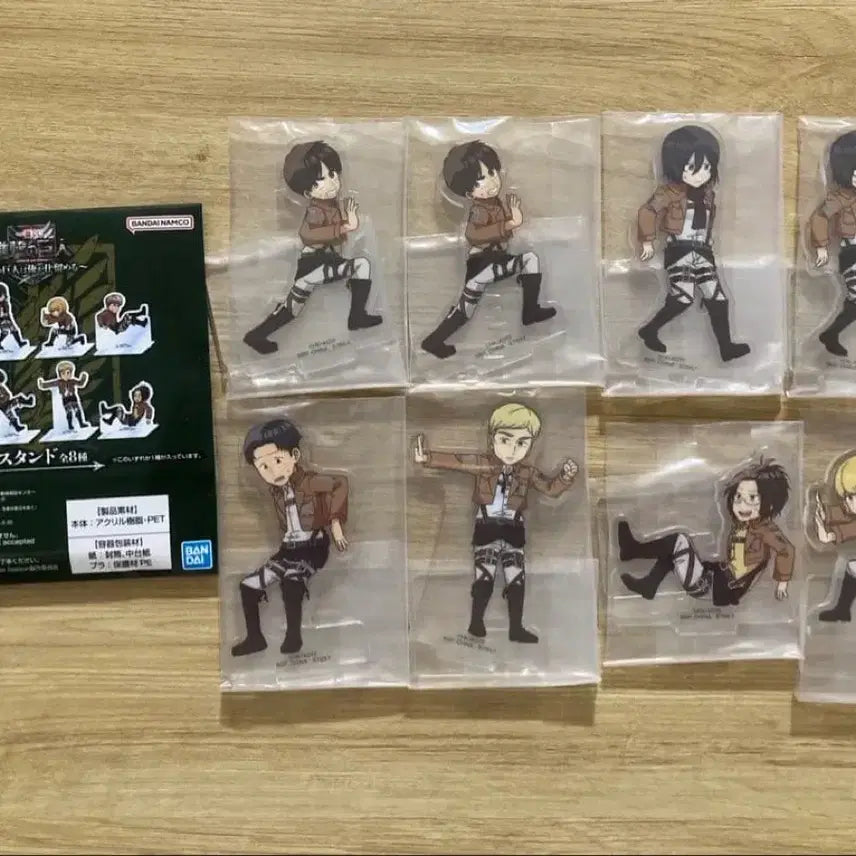 [BUNJANG] Attack on Titan Levi B Prize Figure Bundle Set / (미개봉)진격의거인 리바이B상 초코노코 하위상 일괄
