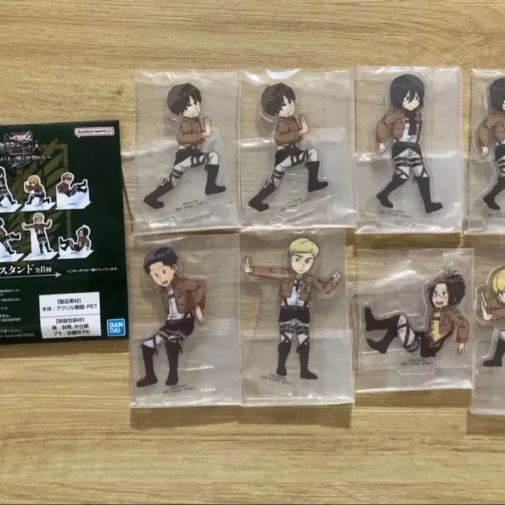 [BUNJANG] Attack on Titan Levi B Prize Figure Bundle Set / (미개봉)진격의거인 리바이B상 초코노코 하위상 일괄