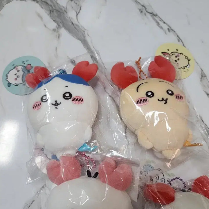 [BUNJANG] Chiikawa Crab Mascot Set (4 Types) / 치이카와 꽃게 마스코트 4종 세트(우사기,치이카와,하치와레,모몽가)