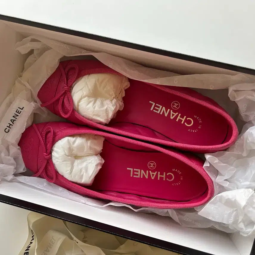 [SOLD OUT] 샤넬 핑크 발레리나 플랫 슈즈