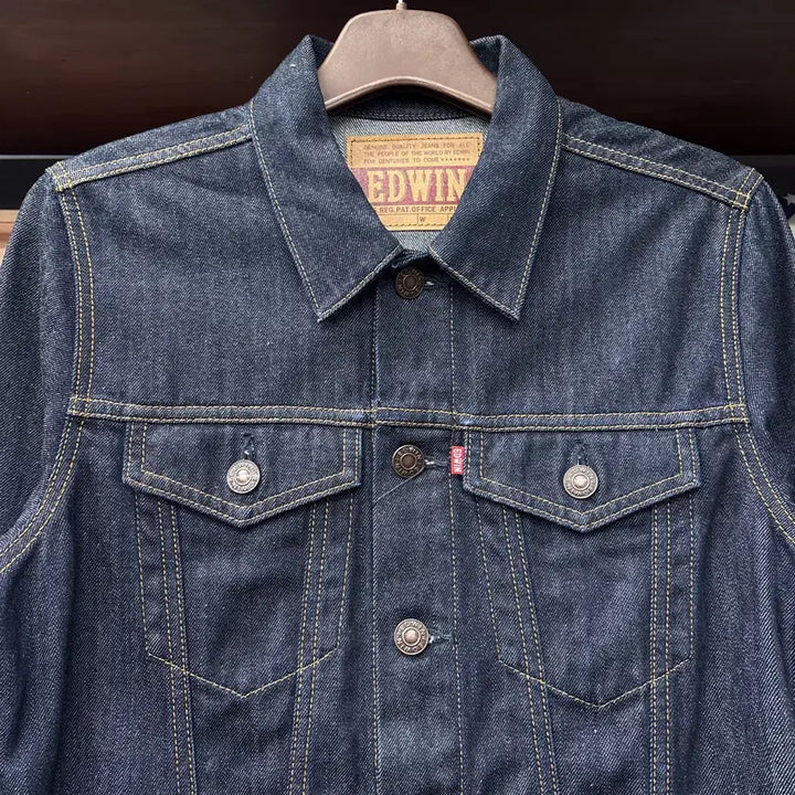 [BUNJANG] Edwin 46289 Type 3 One-Wash Rigid Denim Trucker Jacket / 에드윈 46289 타입3 원워시 리지드 데님 트러커 자켓 N1089