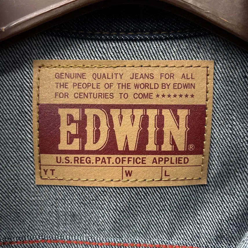 [BUNJANG] Edwin 46289 Type 3 One-Wash Rigid Denim Trucker Jacket / 에드윈 46289 타입3 원워시 리지드 데님 트러커 자켓 N1089