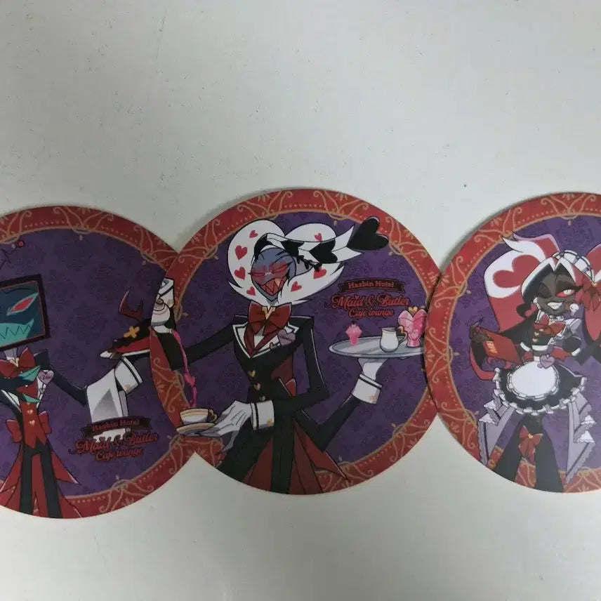 [BUNJANG] Hazbin Hotel Coaster Bundle Set / 해즈빈 호텔 종이 코스터 일괄판매 합니다
