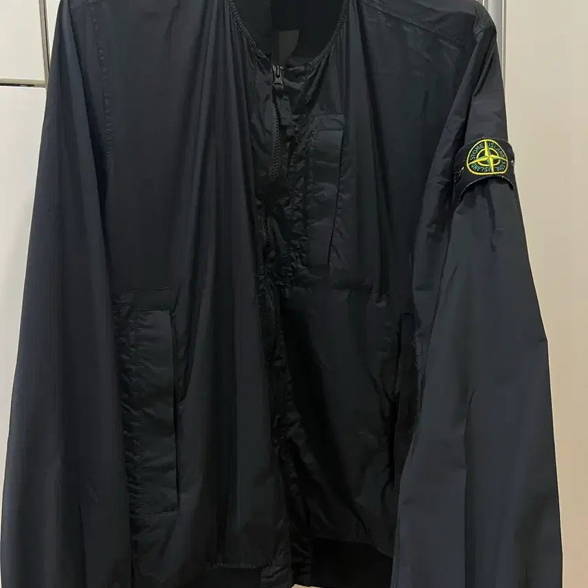 [BUNJANG] Stone Island Nylon Bomber Jacket - Black - Size L / 스톤아일랜드 나일론 봄버 L (새상품급)