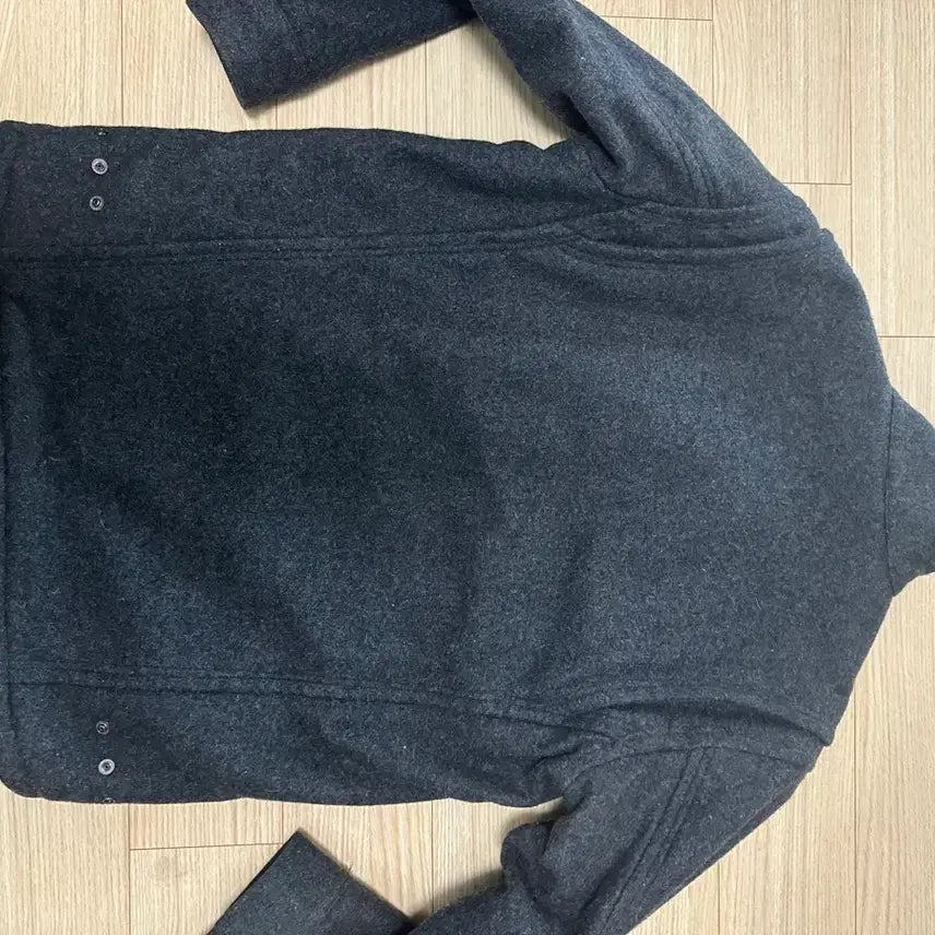 [BUNJANG] Stussy Charcoal Wool Coat M Size / 스투시 차콜 모직 코트 M사이즈