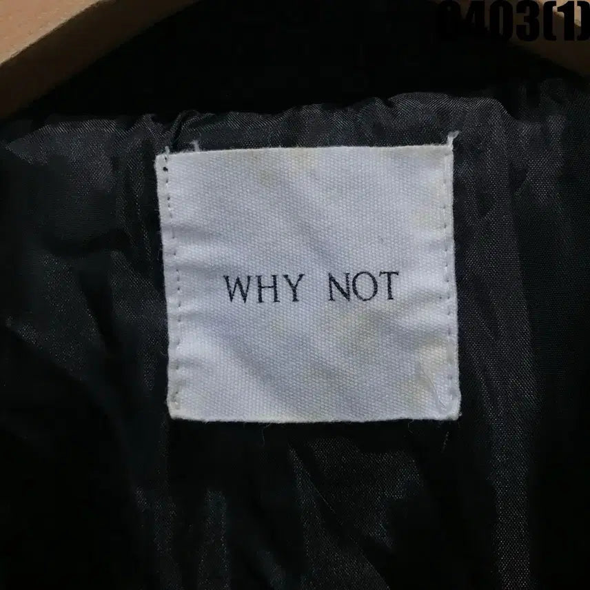 [BUNJANG] Why Not Black Faux Fur Jacket (M) / 와이낫 블랙 페이크퍼 자켓 m