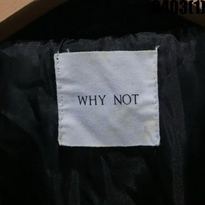 [BUNJANG] Why Not Black Faux Fur Jacket (M) / 와이낫 블랙 페이크퍼 자켓 m