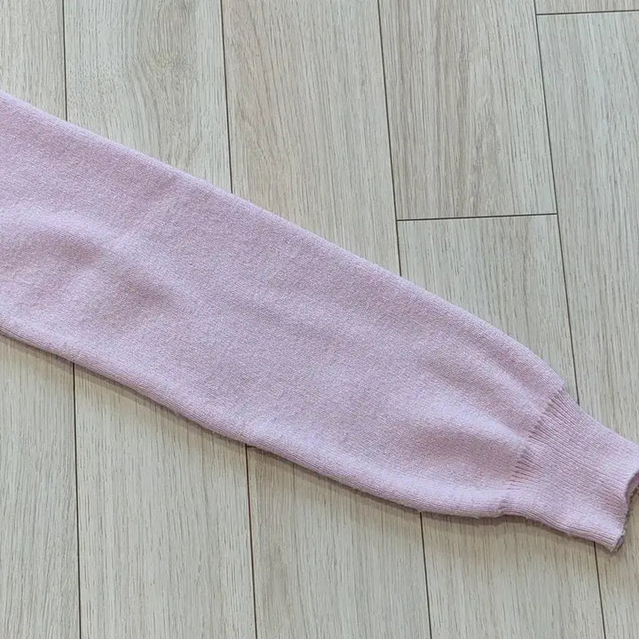 [BUNJANG] Round Neck Long Sleeve Button Cardigan - Light Pink / 라운드넥 단추 긴팔 가디건 연핑크