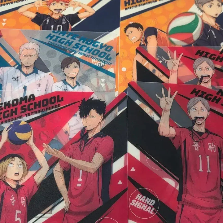 [BUNJANG] Haikyu Clear Poster Artboard Bundle Set / 하이큐 클리어 포스터 아트보드 일괄