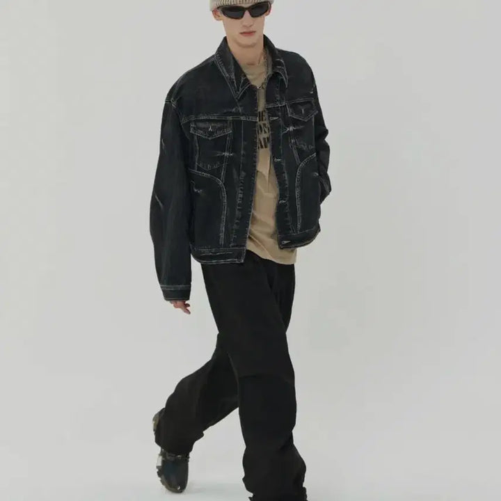 [BUNJANG] Maison Mine Double Tuck Tab Pants (Size 50) / 메종미네드 DOUBLE TUCK TAB PANTS 50size