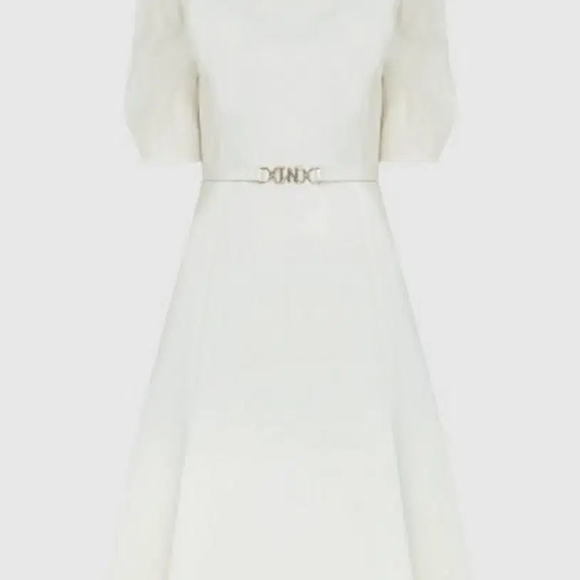 [SOLD OUT] 라인어디션 시스루 슬리브 v넥 원피스