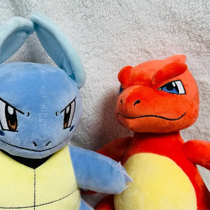 [BUNJANG] Pokemon Squirtle and Charmander Plush Set / 2종일괄떨이) 포켓몬 인형 어니부기/리자드 세트