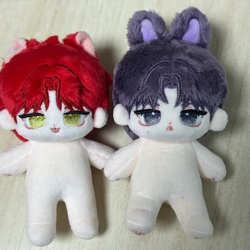 [BUNJANG] TESTAR Good Night Eugene &amp; Raebin Doll + POB Photocard / 데못죽 굿밤유진 굿밤래빈 인형 + 덤 윶랩 포카