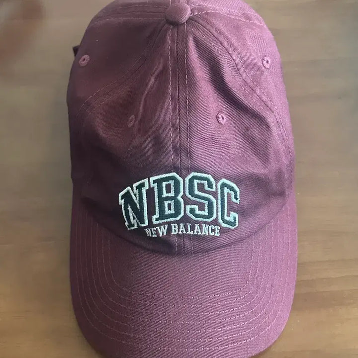 [BUNJANG] New Balance NBSC Burgundy Ball Cap / 뉴발란스 NBSC 버건디 볼캡 모자