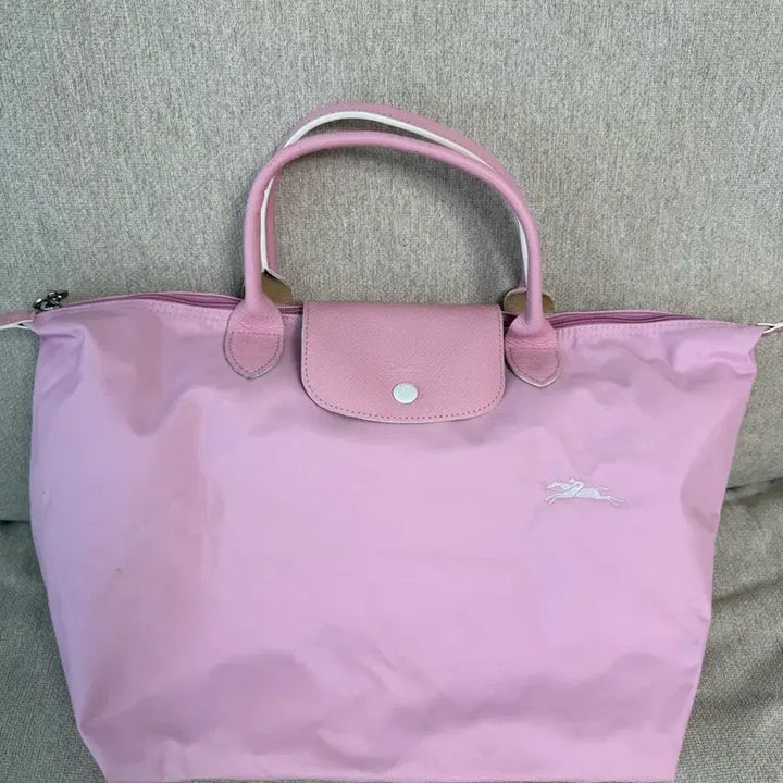 [SOLD OUT] 롱샴 르플리아쥬 핑크색 토트백 이너백 포함