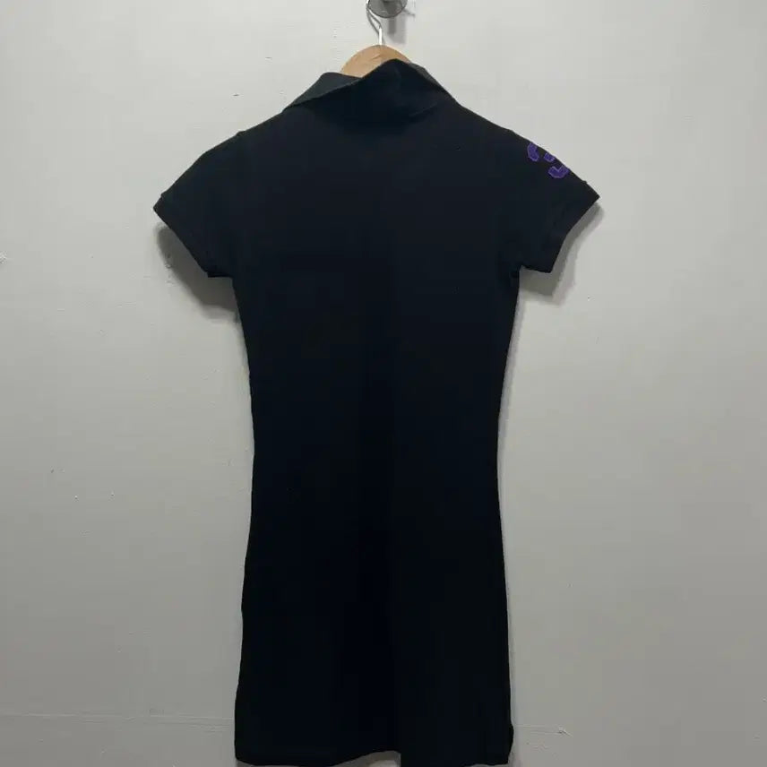 [BUNJANG] Polo Ralph Lauren Black Pique Dress S / 폴로 랄프로렌 블랙 피케 원피스 S