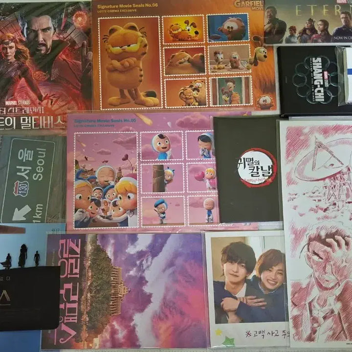 [SOLD OUT] 영화 여러가지굿즈 일괄(날씨의아이 귀멸 코난)