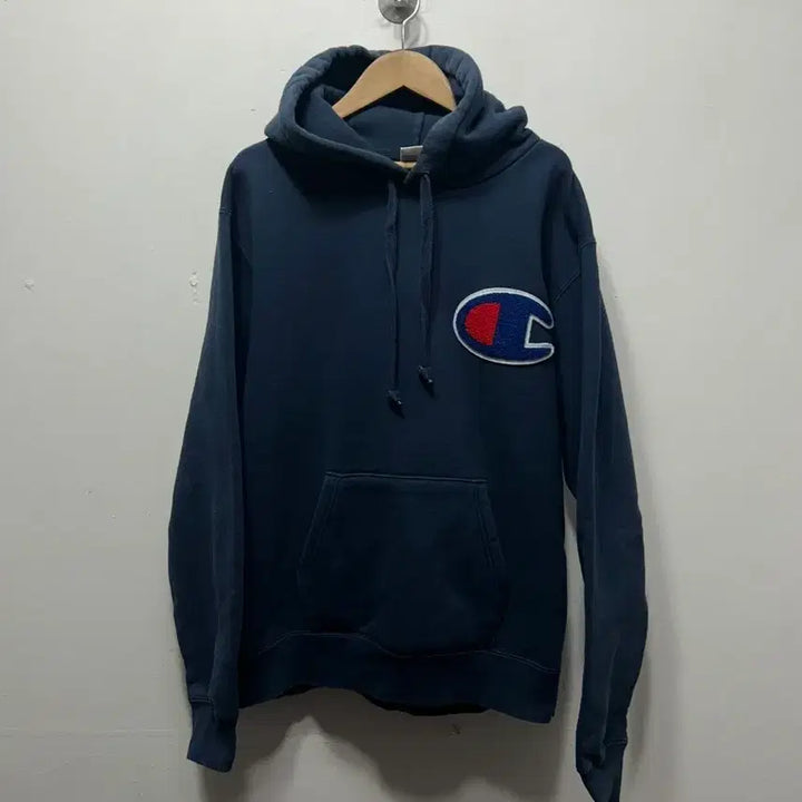 [BUNJANG] Champion Big Logo Hoodie Navy XL / 챔피온 빅로고 후드티 네이비 XL