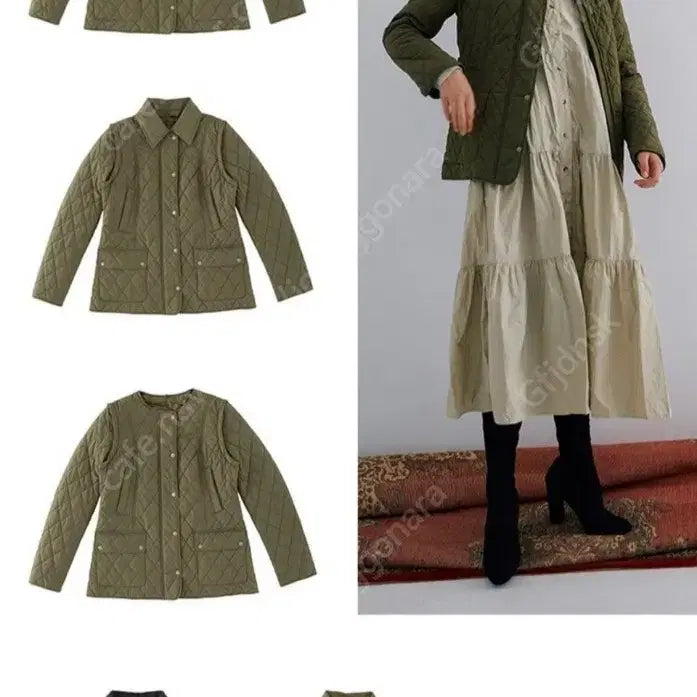 [BUNJANG] Frontrow Multiway Quilted Jacket S / 프론트로우 멀티웨이 퀼팅 자켓 S
