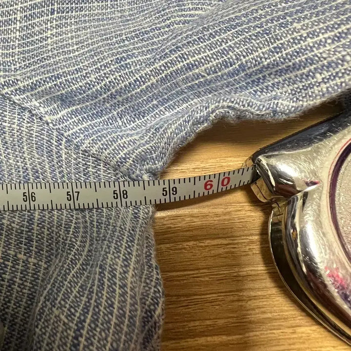 [BUNJANG] Linen Stripe Short Sleeve Shirt / 린넨 스트라이프 반팔 셔츠 1197