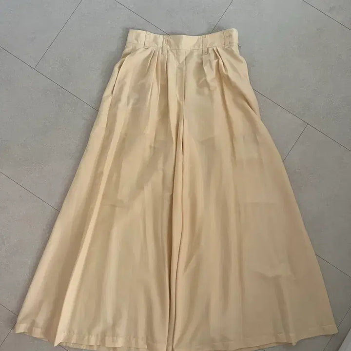 [BUNJANG] System Beige Wide Summer Pants / 시스템 여름팬츠