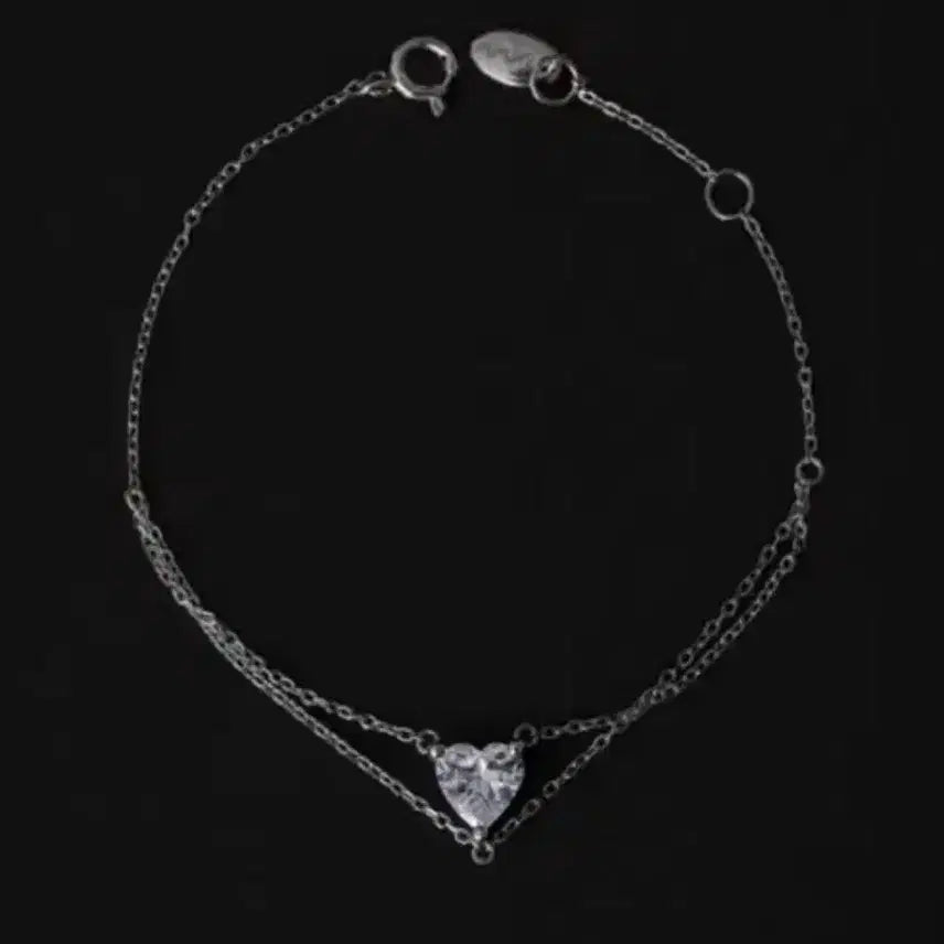 [BUNJANG] LaPiaffe Amour Heart Bracelet Silver 925 / 풀박) 라피아페 아무르 하트 브레이슬릿 팔찌 실버 925